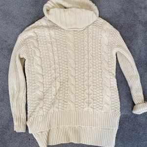 White Turtle Neck Sweater